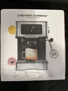 Chefman CraftBrew Espresso Machine with Steam Wand and Digital Touch Controls