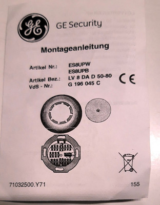 GE Verteilerdose für Datenleitungen Lötverteiler