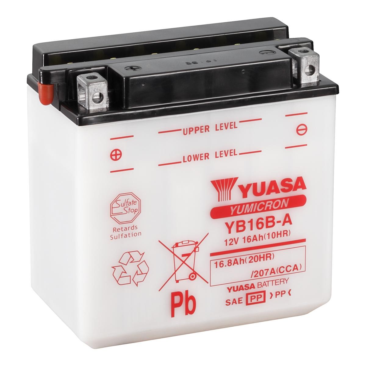 Batterie YB16B-A conventionnelle pour en finir avec les pannes de scooter