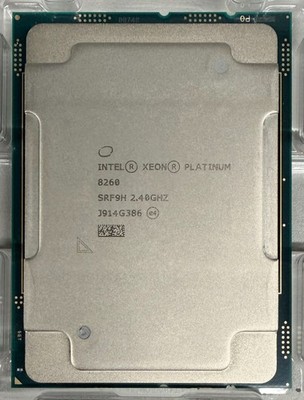 SRF9H INTEL XEON PLATINUM 8260 2.40GHZ 24-CORE 35.75MB 165W CPU PROCESSOR