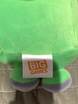 Big Games Green Cat Plush Stuffed Animal Small 2023 MPN 1416 Washable Retired