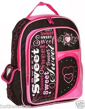 Large Girls Backpack Padded School Sports Travel Bag w Organizer Bottle Pocket