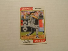 2023 Topps Heritage Rookie Card of Nate Fisher - White Sox