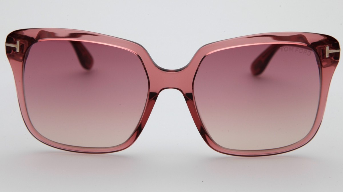 NEW TOM FORD Faye-02 TF788 72T Rose Burgundy SUNGLASSES 56  display picture 1
