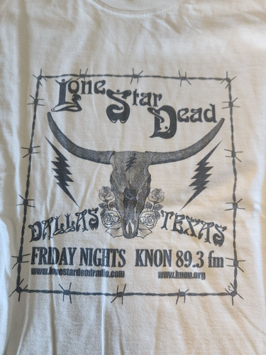 Lone Star Dead / Grateful Dead - Hanes XL White Tee - Steer Skull - Great Cond - Picture 2 of 6
