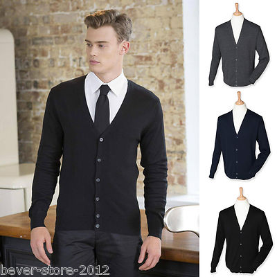 Cardigan Da Uomo Maglione Giacca Taglie Forti XS S M L XL XXL