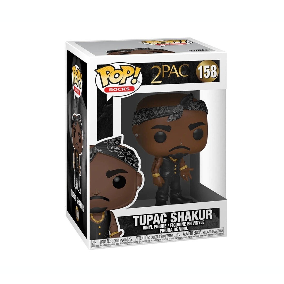 値下交渉可　Funko pop tupac 初期版 Funko POP! Rocks: 2pac - Tupac Shakur [90's] #387 | eBay