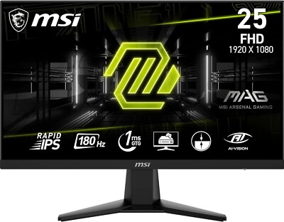 MSI MAG 256F 24,5'' FHD Gaming Monitor   180Hz   Rapid IPS   HDR   Neu & OVP
