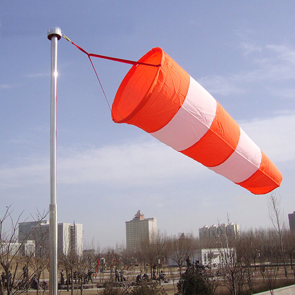 Outdoor Wind Direction Sock Airport Wind Flag Orange Wind Indicator Sock  18