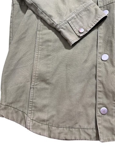 Hurley Casual jacket/Coat Mens Size XL Green hooded Anorak Button-Down - Picture 4 of 14