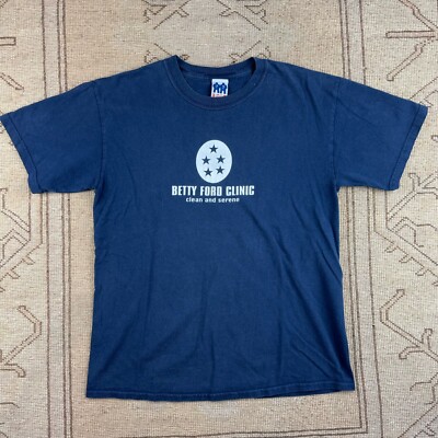 Vintage Betty Ford Clinic Alkoholiker Anonyme Betäubungsmittel Reha T-Shirt Größe M