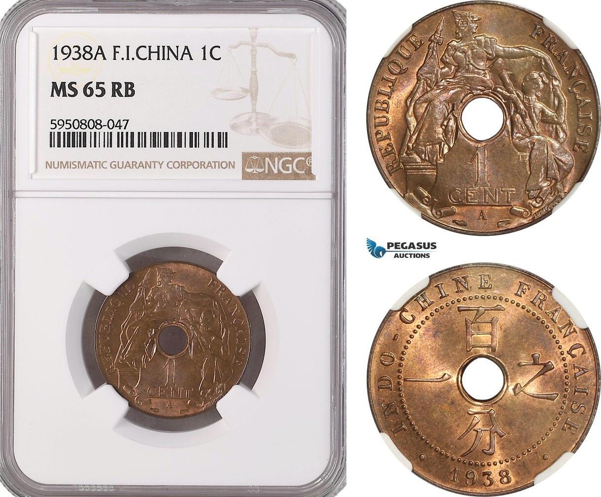 AG759, French Indo-China, 1 Centime 1938-A, Paris, NGC MS65RB | eBay