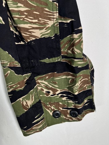 Camicia mimetica Tiger Stripe da uomo taglia XL mimetica militare TRUSPEC ~ emessa negli Stati Uniti BDU - Foto 8 di 13