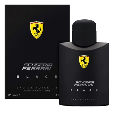 Scuderia Ferrari Black Parfum Homme Eau De Toilette Spray 125 Ml - Photo 1/2