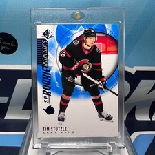 2020-21 SP #112, TIM STUTZLE SP RC ??? Blue Rookie Authentics Card. rookie card picture