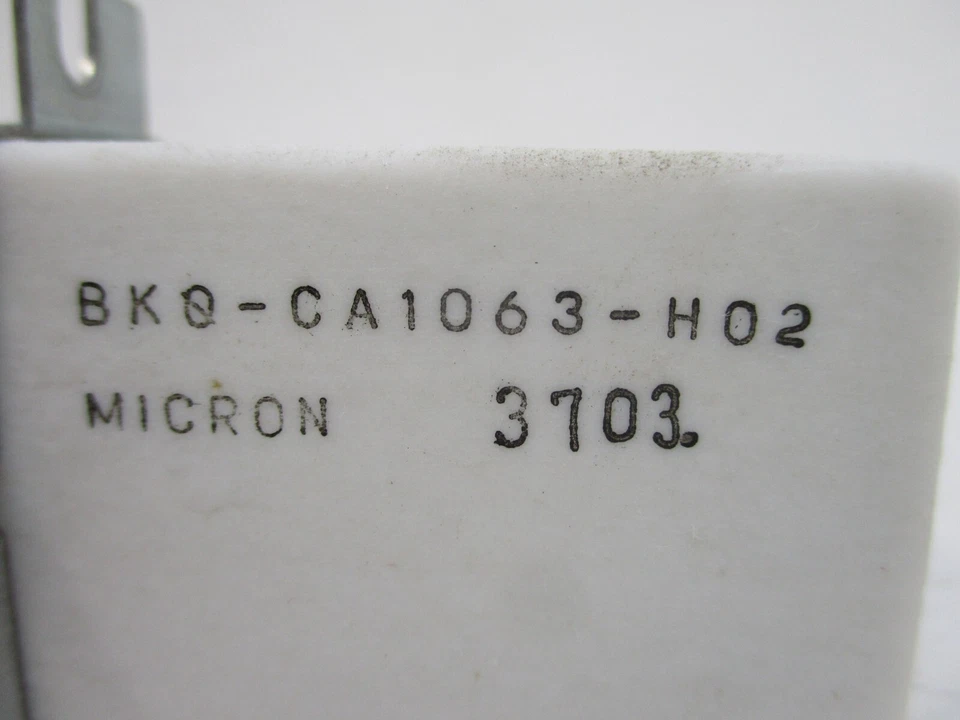 Micron BK0-CA1063-H02 Resistor BKO-CA1063-H02 - Image 3 of 4
