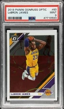 2019 Panini Donruss Optic LeBron James #60 PSA 9
