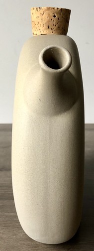 Vintage Circular Wine Decanter Mid Century Modern Ceramic Hartstone USA - Picture 4 of 6