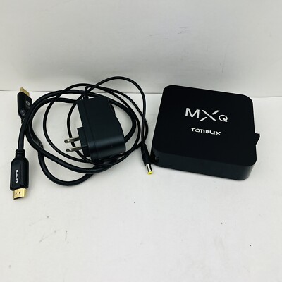 MXQ Tonbux OTT TV 1080 HD Box Android Player With Power Adapter And HDMI