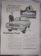 1967 Brabham Vauxhall Viva Original advert No.1