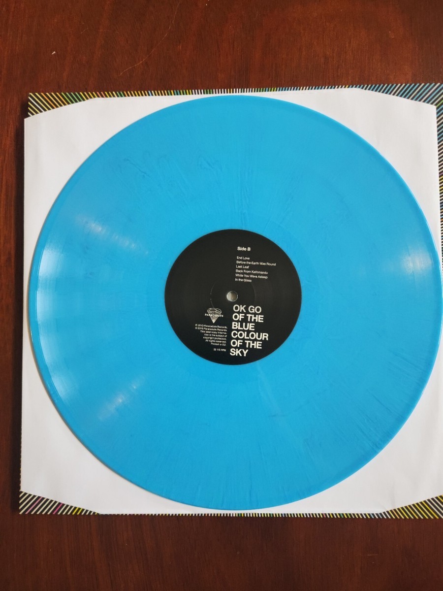 OK GO Of The Blue Colour Of The Sky Vinyl LP on Blue 2010 OOP 