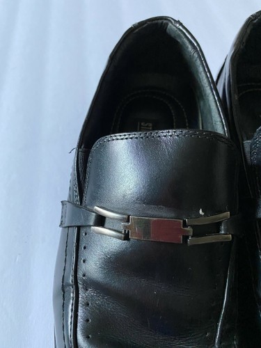 Zapatos de vestir Oxford de cuero negro Stacy Adams para hombre talla 7M - Imagen 11 de 11