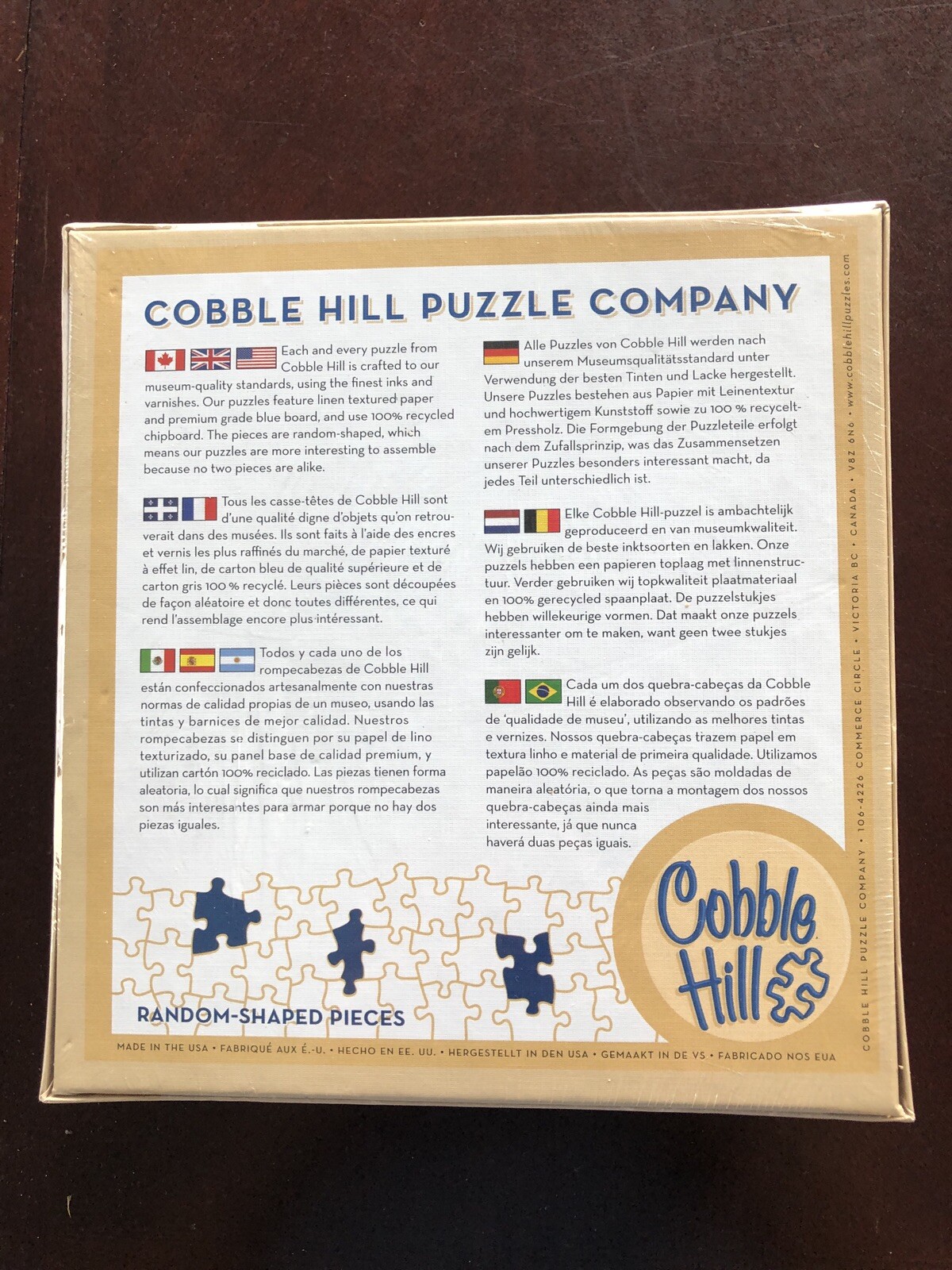 Cobble Hill “Canoe Lake” Puzzle 1000 pc New Sealed eBay