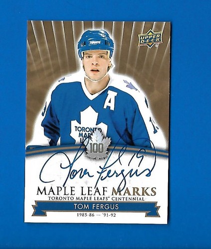 2017-18 TORONTO MAPLE LEAFS CENTENNIAL LEAF MARKS AUTOGRAPH & AKA CARD SEE LIST - Picture 83 of 91