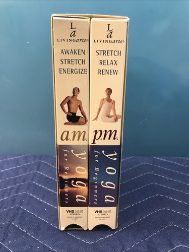 A.M. And P.M. Yoga for Beginners (VHS, 1998, 2-Tape Set) - Picture 3 of 3