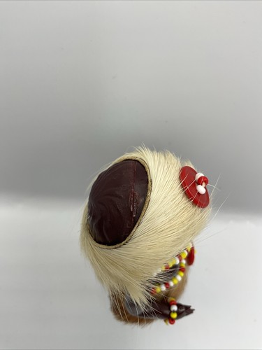 Vintage PML Black Zulu Ethnic Doll Hard Plastic Made In South Africa 16cm - Picture 7 of 12