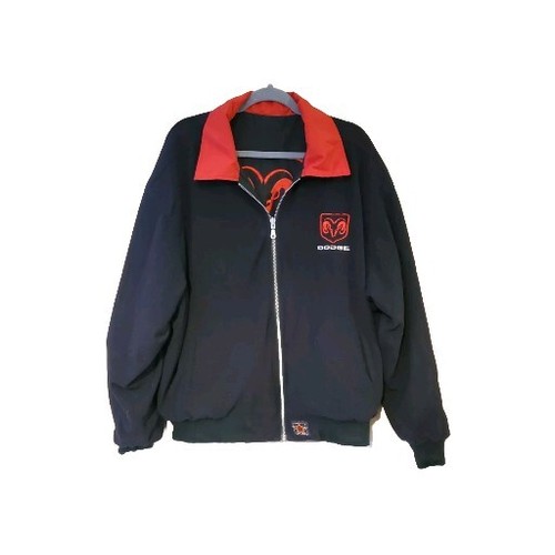J H Design Vintage Reversible Dodge Ram Jacket Mens Size XL - Picture 3 of 15