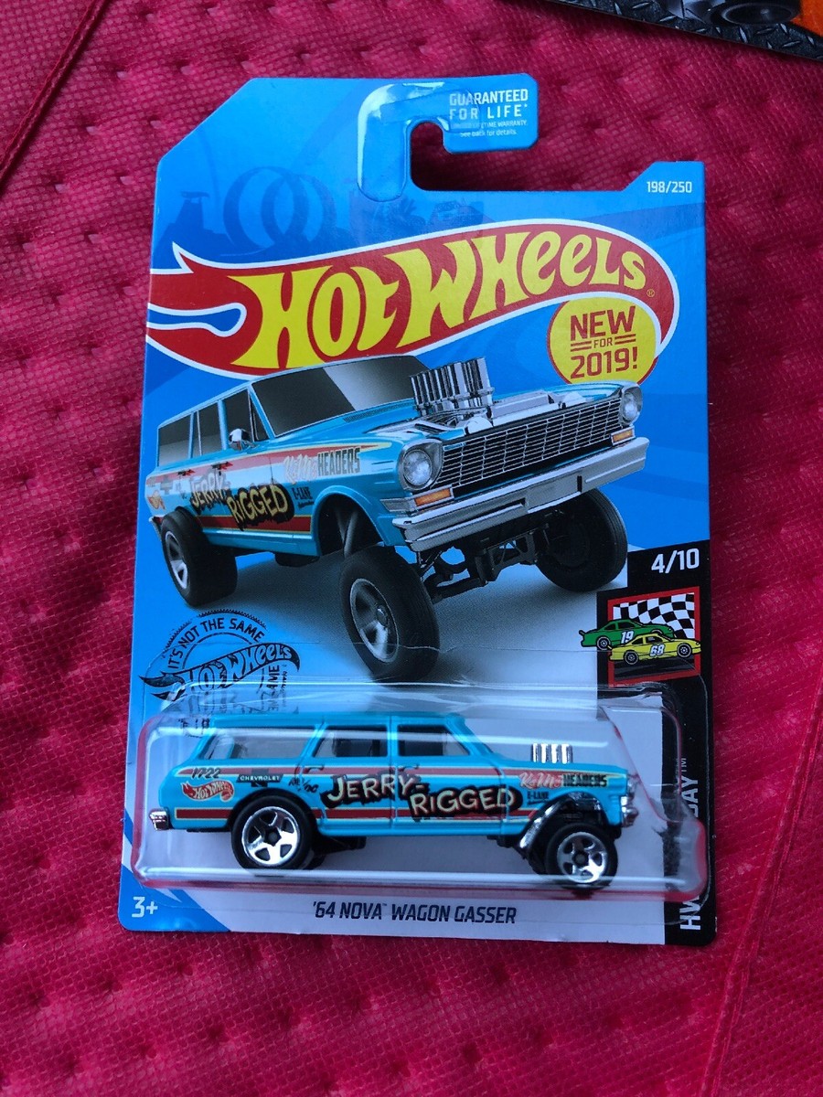 HOT NEW FOR 2019 HOT WHEELS JERRY RIGGED 64 NOVA WAGON GASSER HW