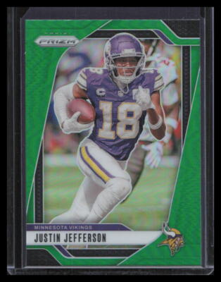 2024 Panini Prizm #187 Justin Jefferson Green | eBay