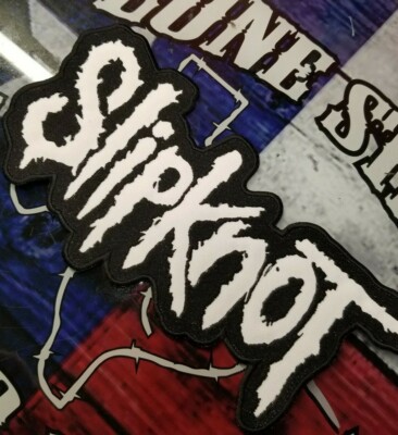 LARGE EMBROIDERED SLIPKNOT HEAVY METAL BAND PATCH (Please