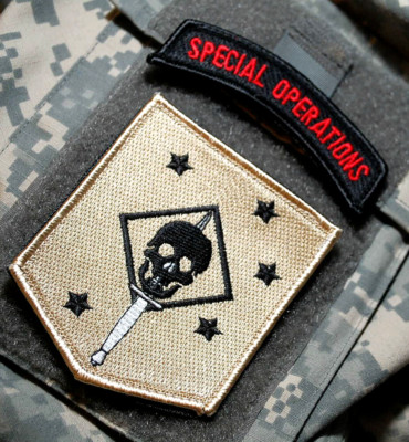 ISAF COMBINED JOINT TASK FORCE JTF ODA vêlkrö 2-PC: SP OPS + USMC RAIDERS SKULL