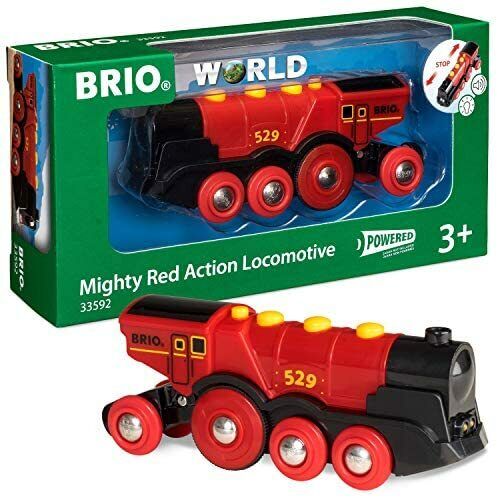 BRIO World - Mighty Red Action Locomotive - Picture 1 of 6