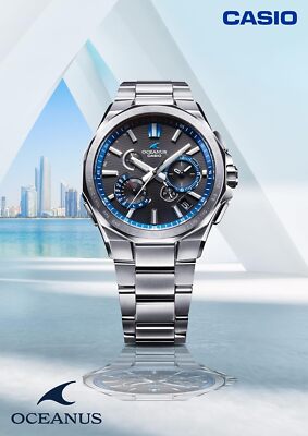 Casio OCEANUS OCW-T6000-1AJF titanium solar radio sport Watch