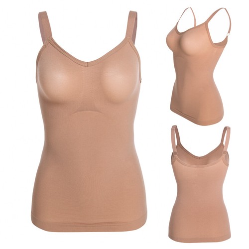 Women's Camisole Body Shaper Waist Trainer Tank Top Tummy Control Cami Shapewear - Picture 28 of 55