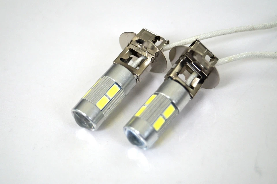 CHRYSLER STRATUS 1995-2001 X H3 5630 SMD 10 BOMBILLAS LED 12V LUZ XENÓN 6000K Foto 4 de 4