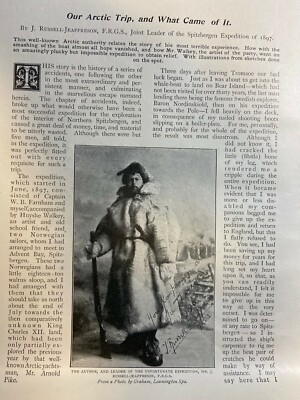1900 Spitzbergen Arctic Expedition of 1897 J. Russell-Jeaffreson illustrated