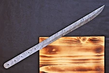 Custom Made Japanese Samurai Sword Hand Forged Damascus Steel Blade Blank 2909