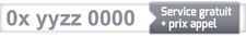French vanity easy remember phone number~Numéro de téléphone facile à mémoriser
