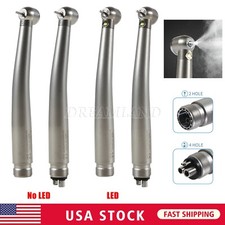 NSK Style Dental Fiber Optic LED E-generator High Speed Handpiece 2/4 Holes US