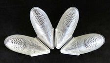 APPLIQUE ART DÉCO, 4 verres pour appliques art déco, lustre, 4 verres, noverdy