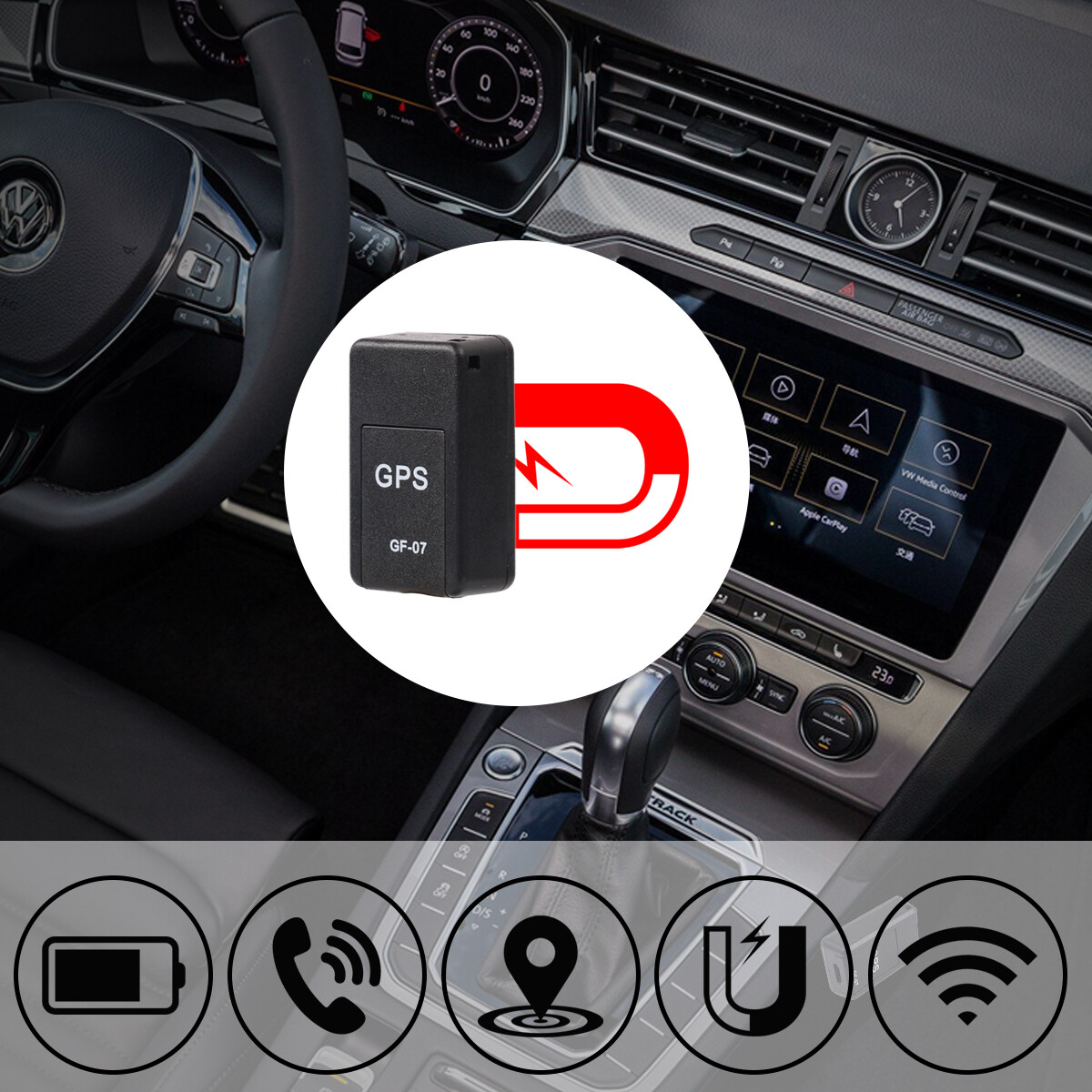 Universal GPS Car Tracker Vehicle Bike Mini Tracking Device