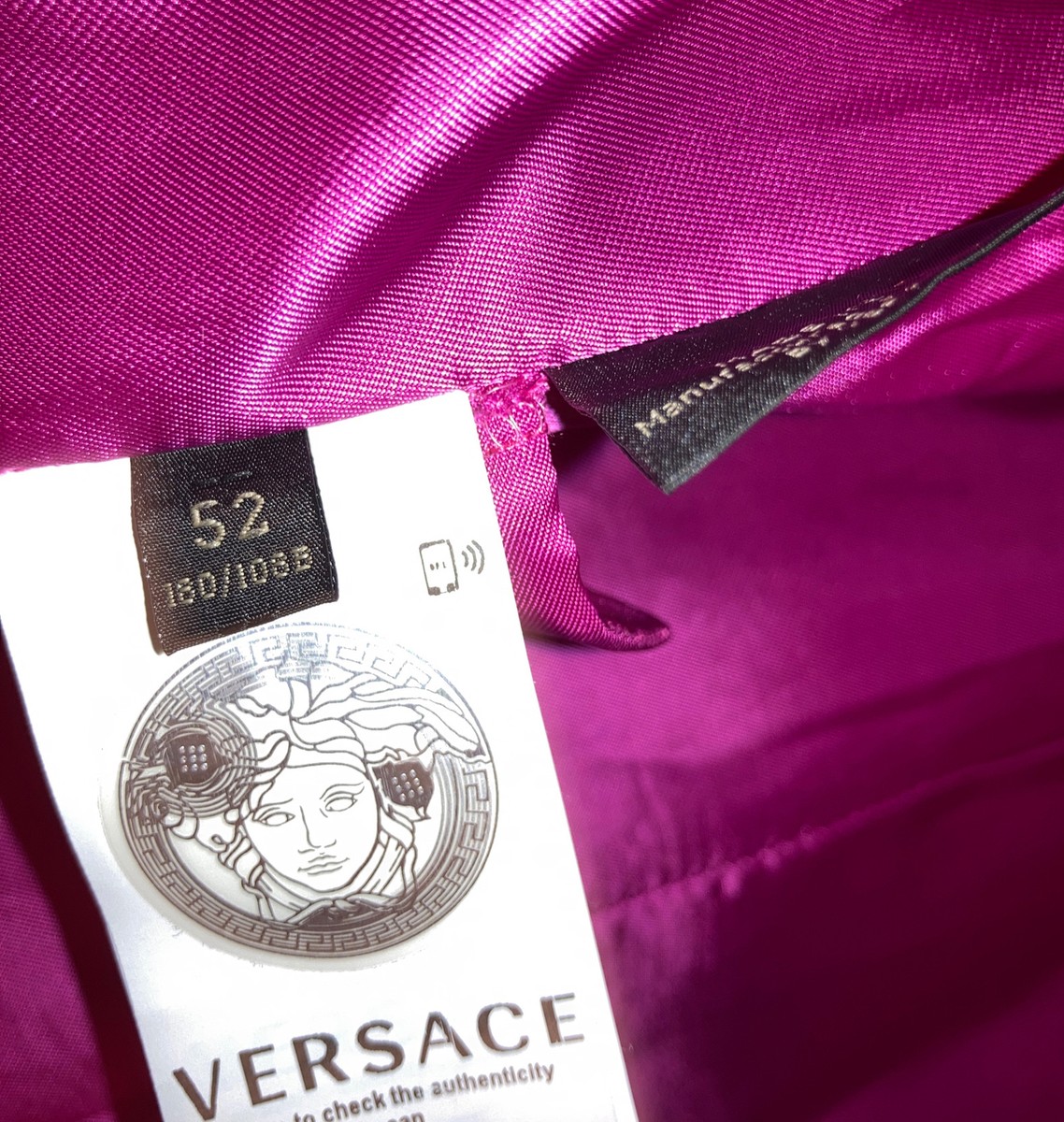 $2700 Authentic NWT Versace Women Pink Blazer Giacca Jacket