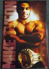 Mike Tyson WBC HEAVYWEIGHT CHAMPION 1986 Commemorative Boxing 24x36 Wall POSTER