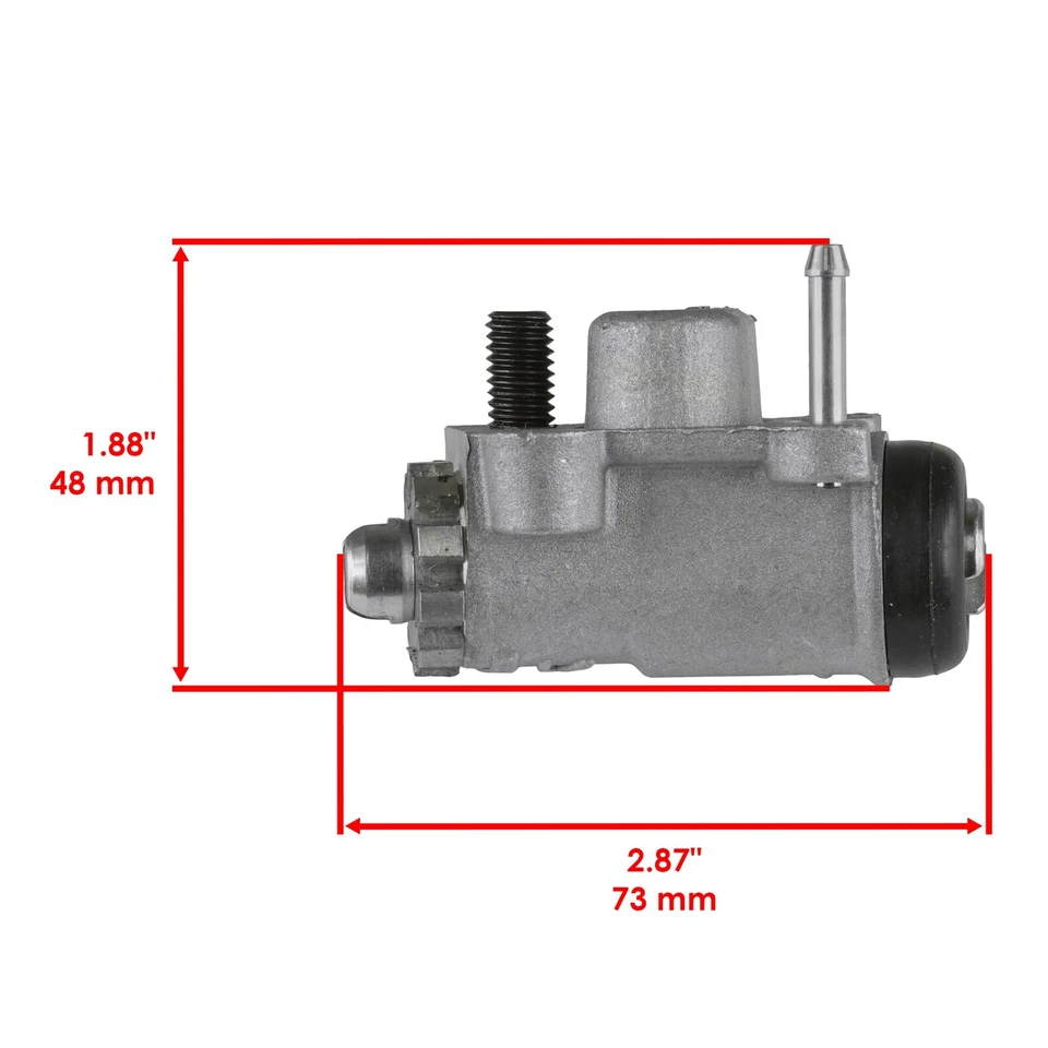 Cilindro de freio dianteiro L/R e sapata para Honda Fourtrax 300 TRX300FW 4x4 1988-2000 - Imagem 4 de 4