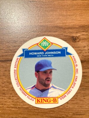 1992  KING B DISC Howard Johnson Mets #6