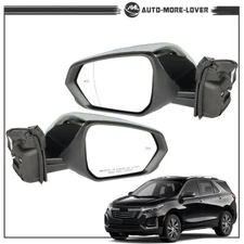 For 18-22 Chevrolet Equinox Left&Right Side View Mirror Blind Spot Signal Light